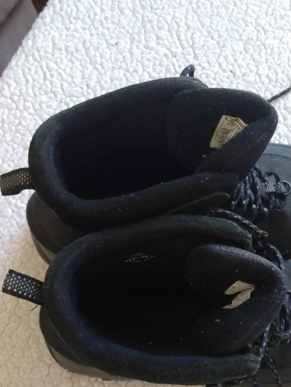 Columbia Black Omnitech Winter/Snow/Hiking Boots  10.5 Wide